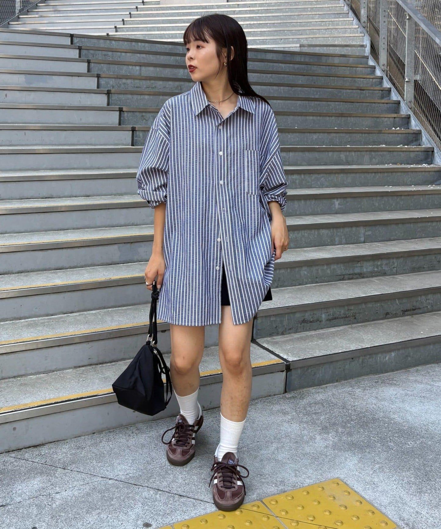 【PATTIPATTI】男女同款寬鬆襯衫