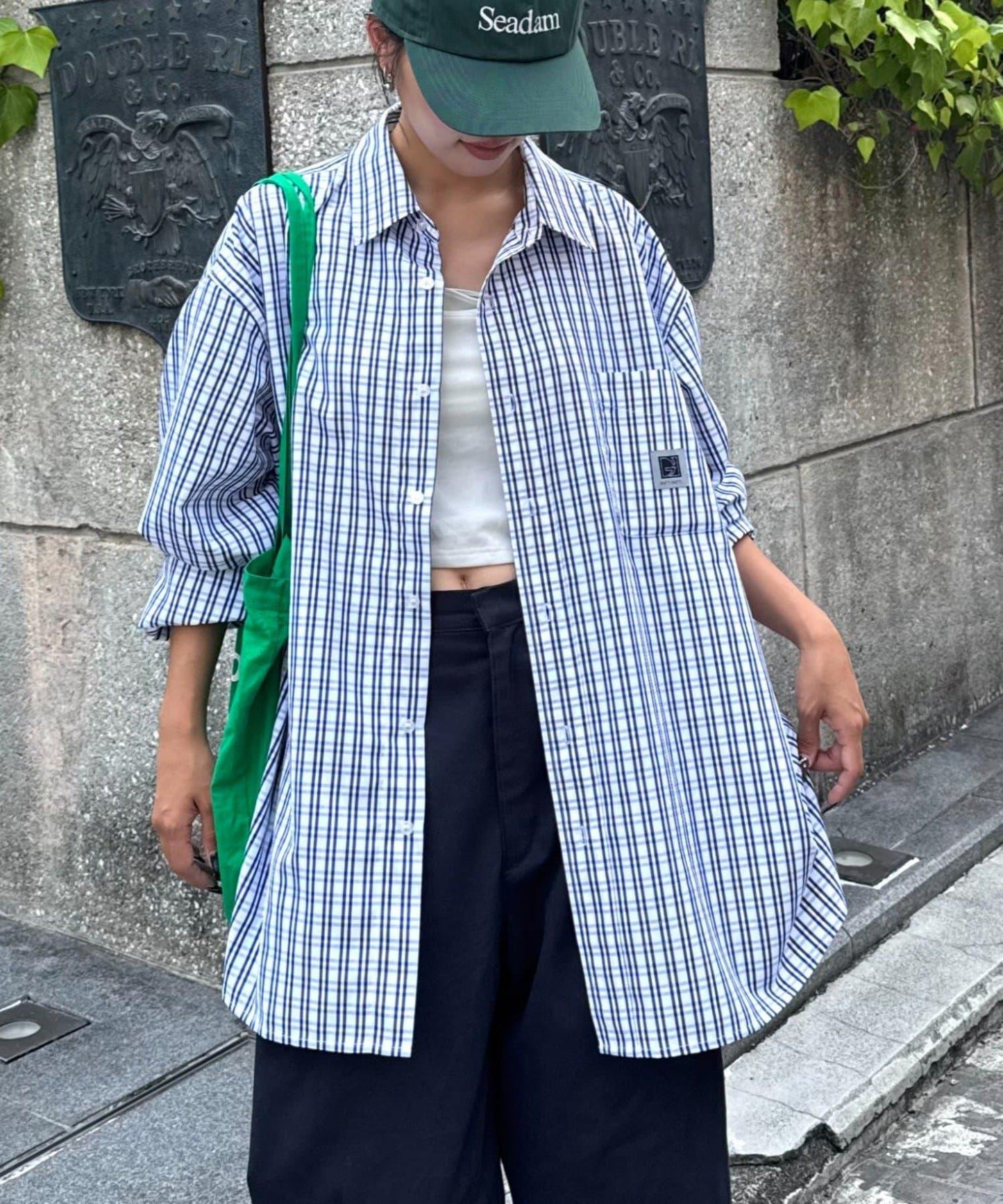 【PATTIPATTI】男女同款寬鬆襯衫