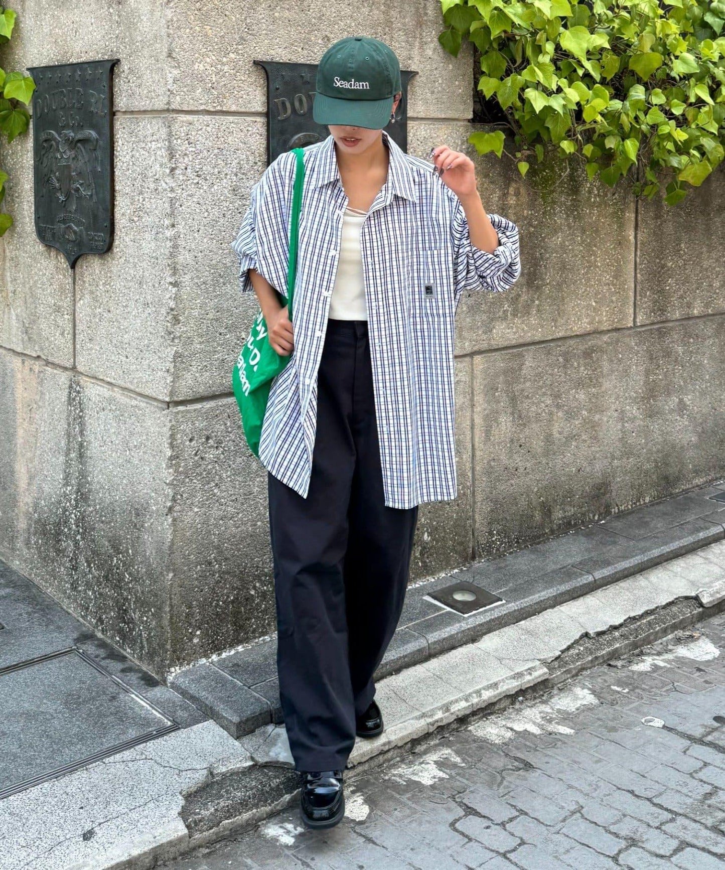 【PATTIPATTI】男女同款寬鬆襯衫