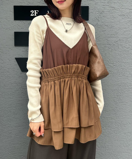 【mystic】層疊吊帶背心