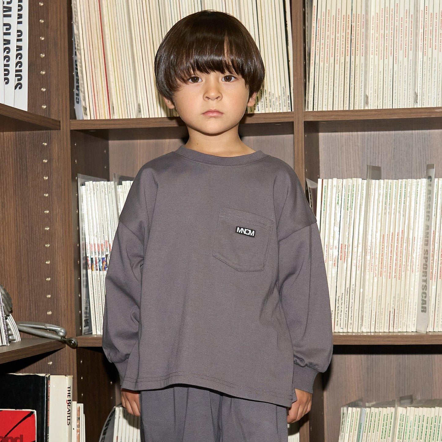 【MNCM】【可成套】【舒適天竺棉】口袋寬鬆T恤