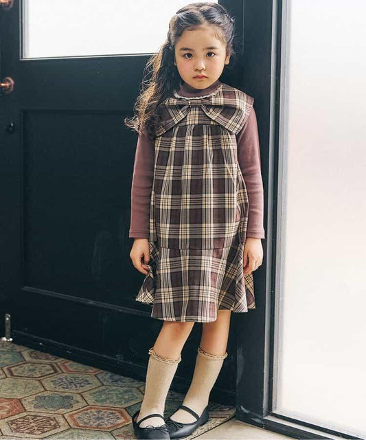 3WAY蝴蝶結揹帶裙