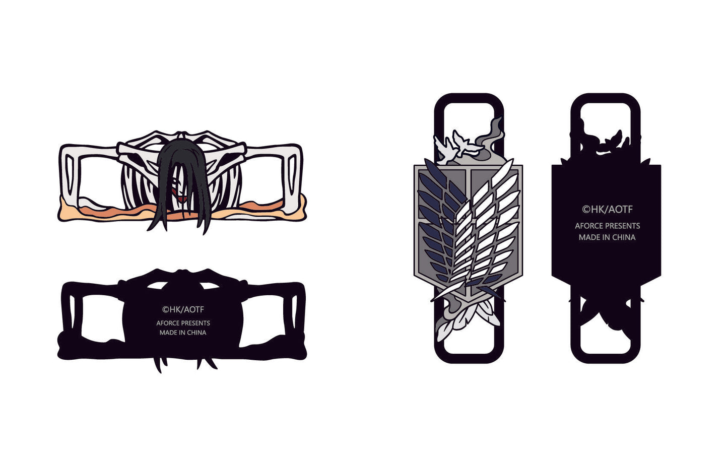 《進擊的巨人》_007_AFORCE×DRAGON HORSE 鞋子掛飾 2種套裝