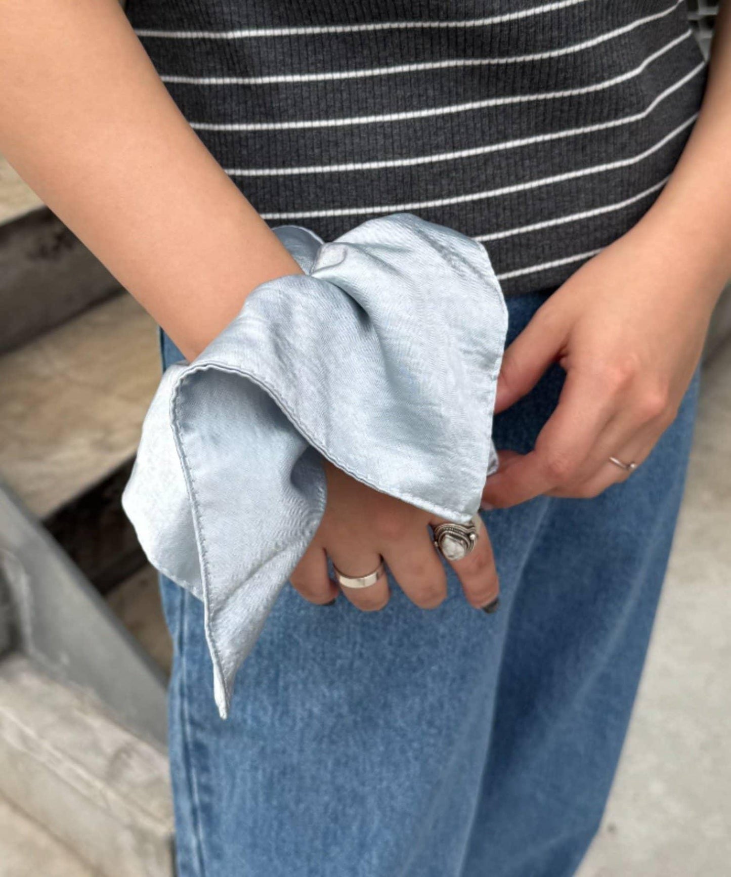 lil方形大號髮圈