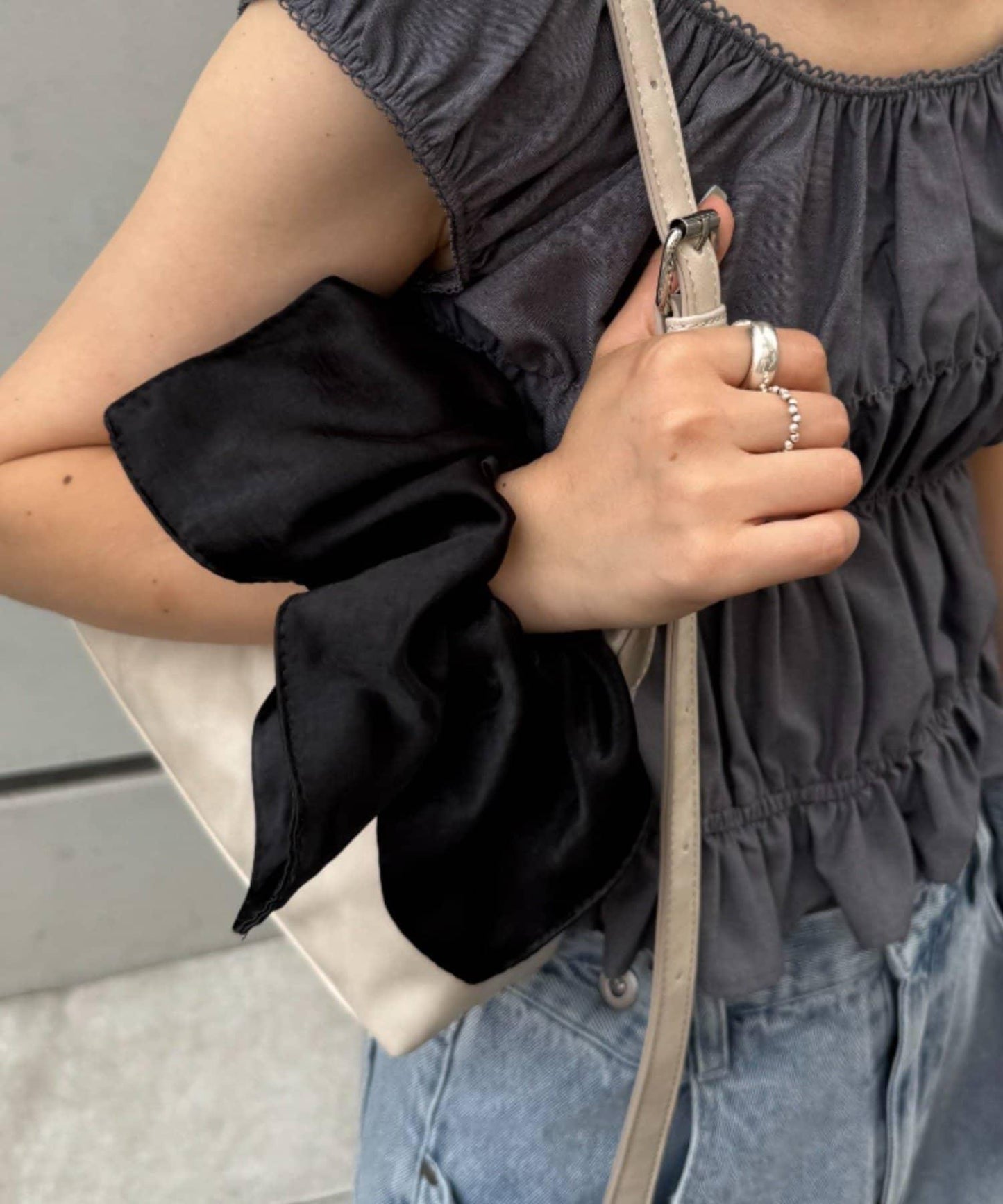 lil方形大號髮圈