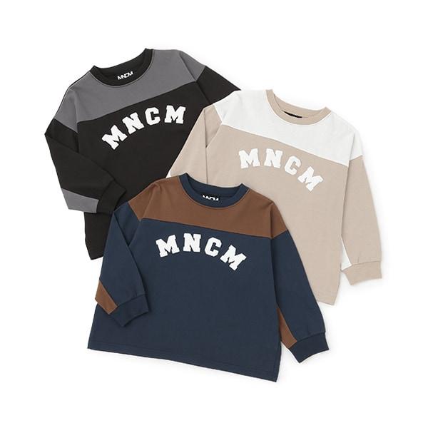 【MNCM】【舒適天竺棉】拼色寬鬆T恤