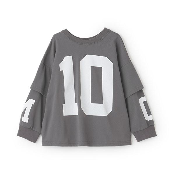 【MNCM】【正反兩穿】【舒適天竺棉】印花疊穿寬鬆T恤