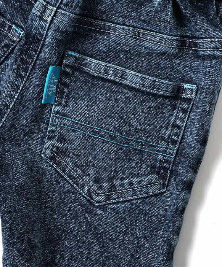 I'm Jelly!化學水洗牛仔裙褲套裝 10分長度