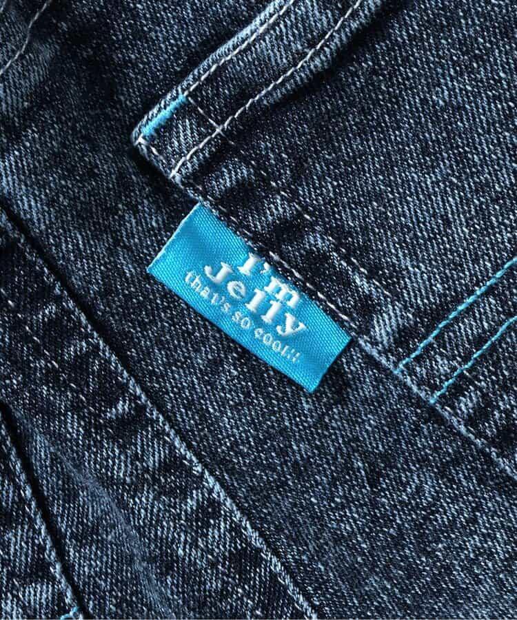 I'm Jelly!化學水洗牛仔裙褲套裝 10分長度