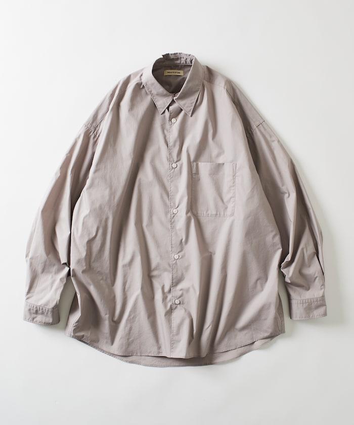 寬鬆版型常規領襯衫