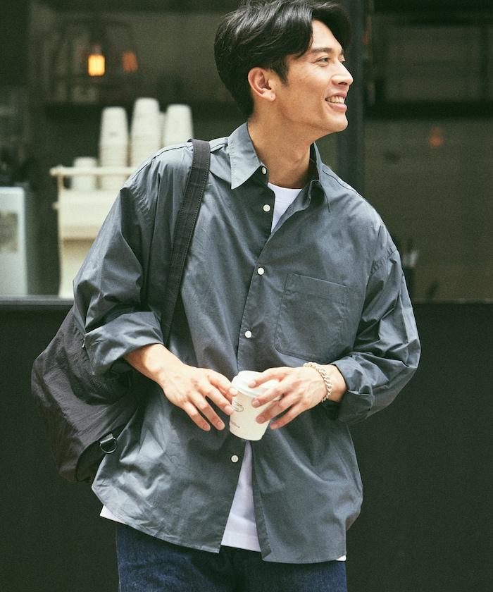 寬鬆版型常規領襯衫