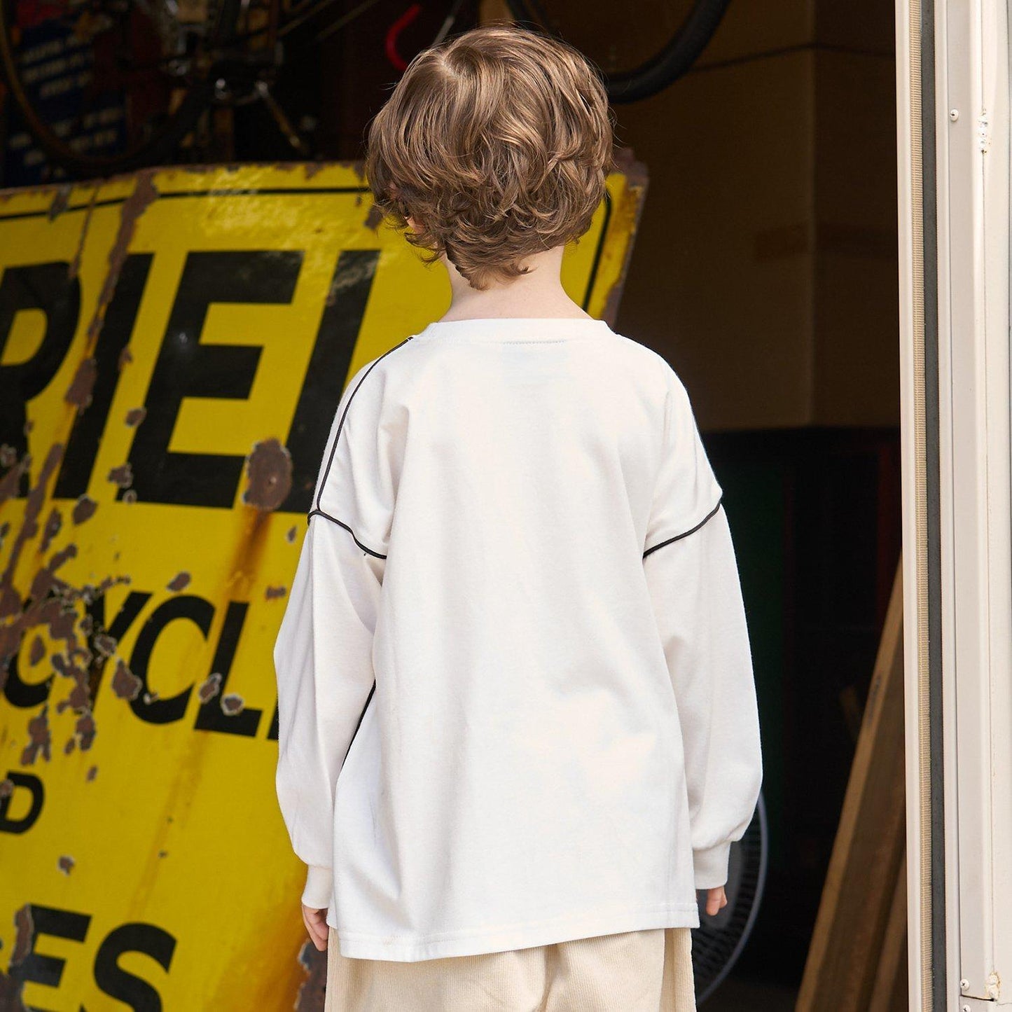 【MNCM】【舒適天竺】滾邊寬鬆T恤