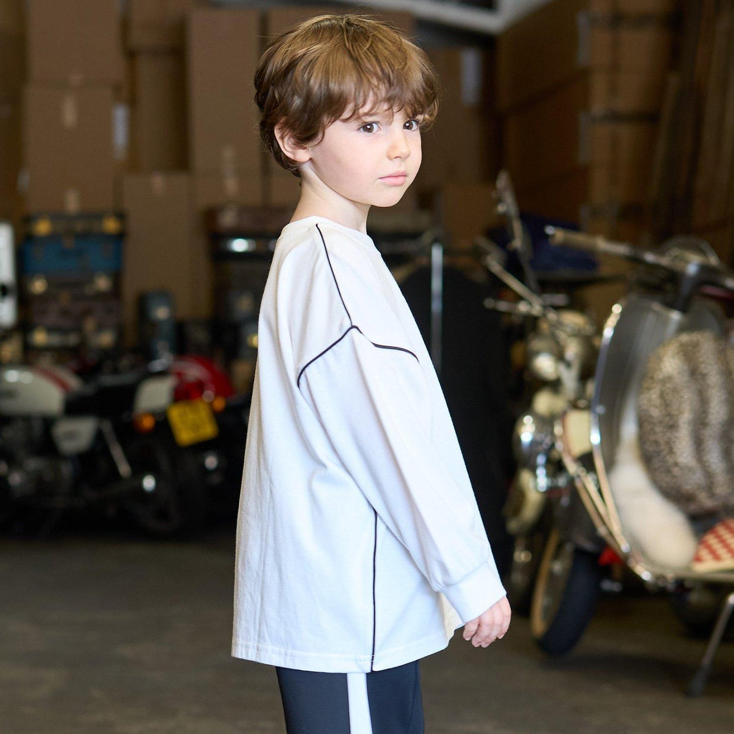 【MNCM】【舒適天竺】滾邊寬鬆T恤