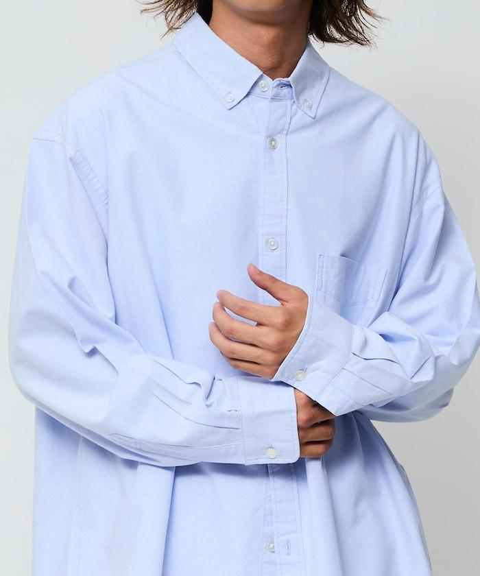 寬鬆版型牛津紡扣領襯衫