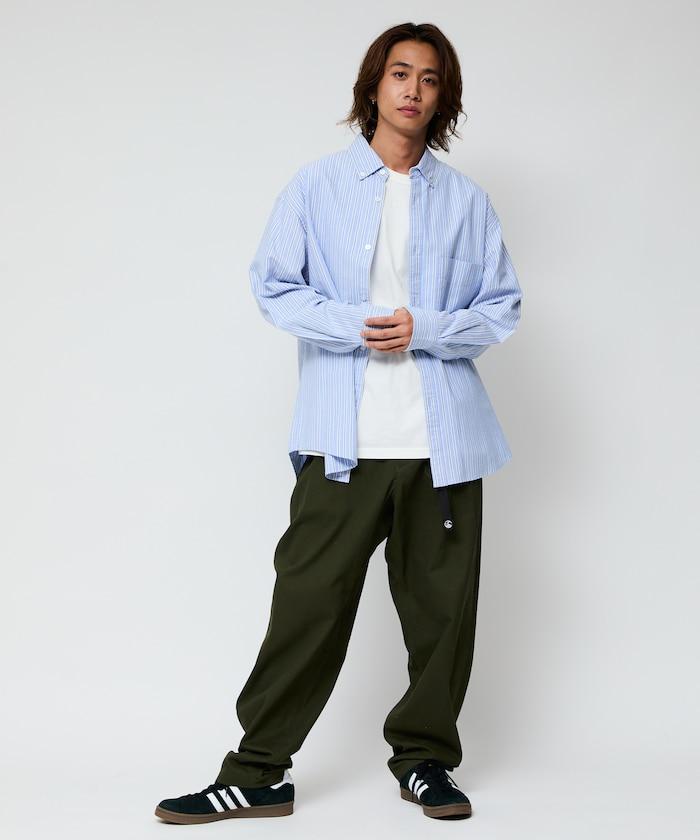 寬鬆版型牛津紡扣領襯衫