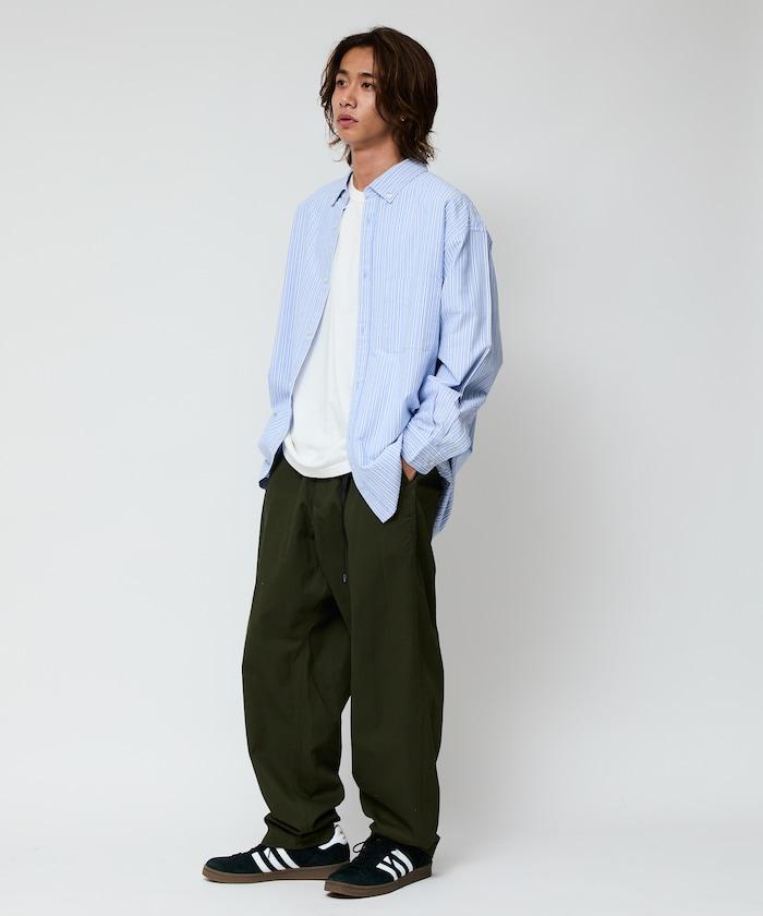 寬鬆版型牛津紡扣領襯衫