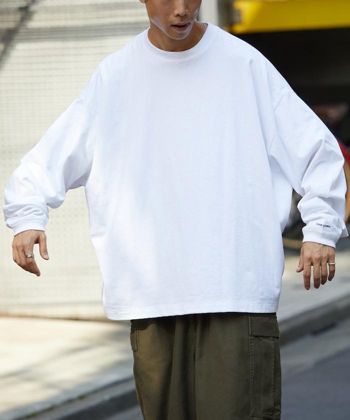 寬鬆版型 單點刺繡 圓領 長袖T恤