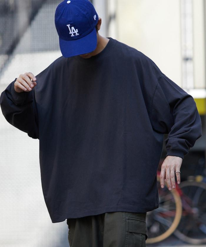 寬鬆版型 單點刺繡 圓領 長袖T恤