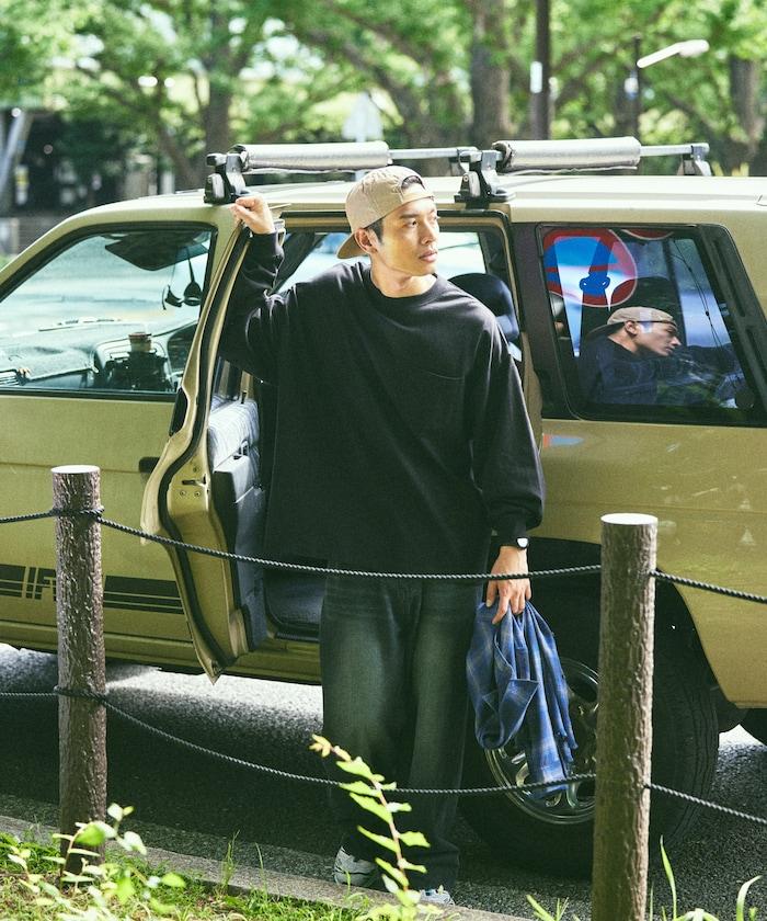9オンス 重磅 寬鬆 圓領 長袖T恤