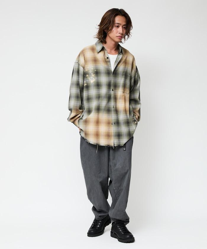 FREAK'S STORE OUTDOORS/フリークスアウトドアーズ 寬鬆版型服裝染色攀巖褲