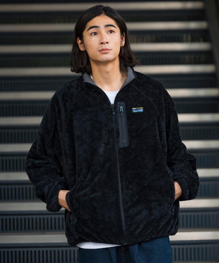 寬鬆版型尼龍羊羔絨可雙面穿夾克