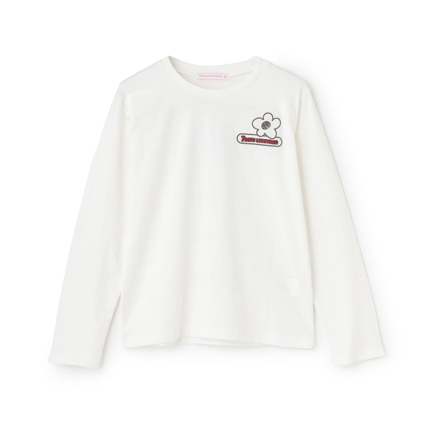 【7days】花卉標誌長袖T恤
