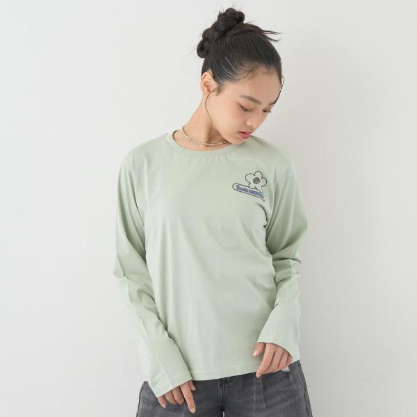 【7days】花卉標誌長袖T恤
