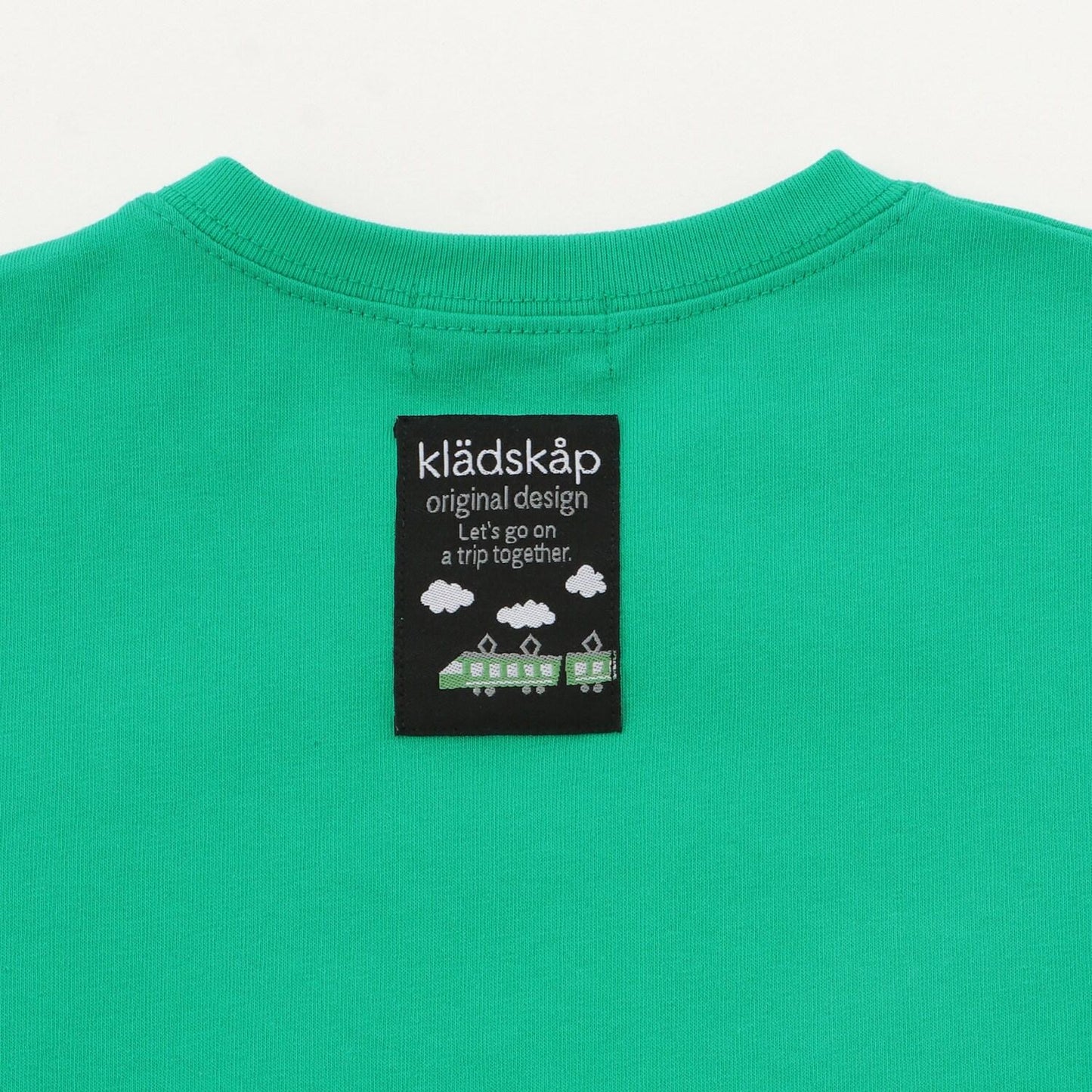 電車貼布繡長袖T恤