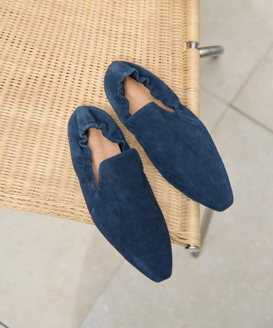 【THE PAUSE】褶皺平底鞋