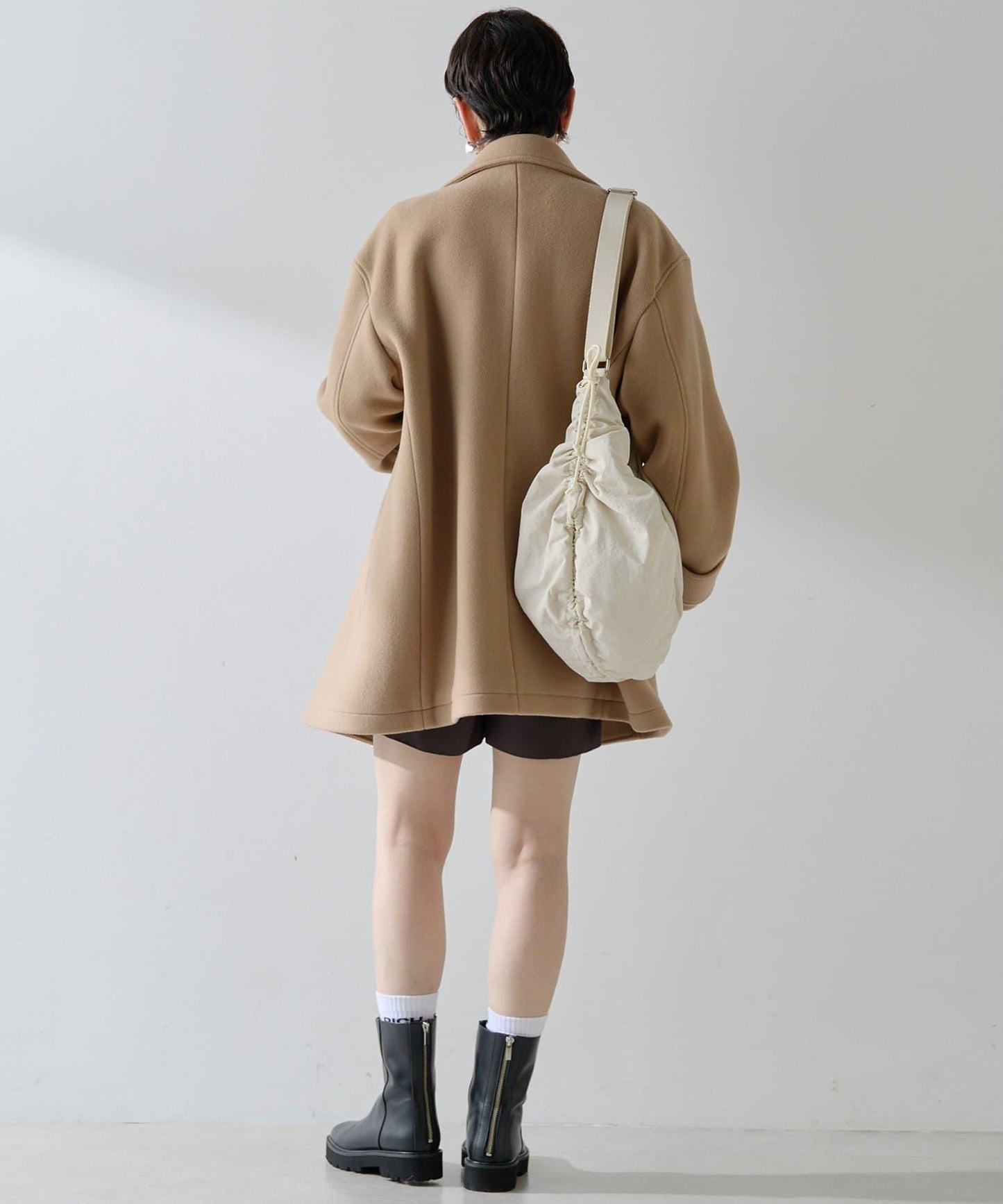 【THE PAUSE】中長款P型大衣