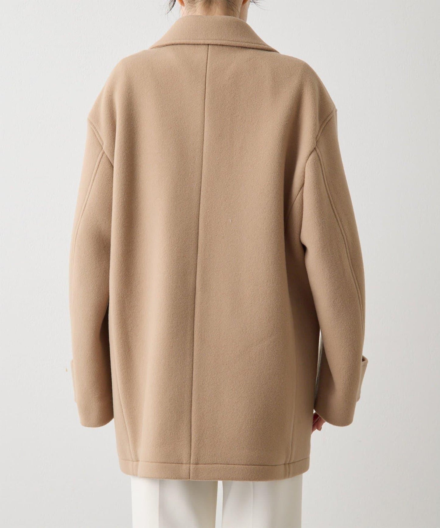 【THE PAUSE】中長款P型大衣