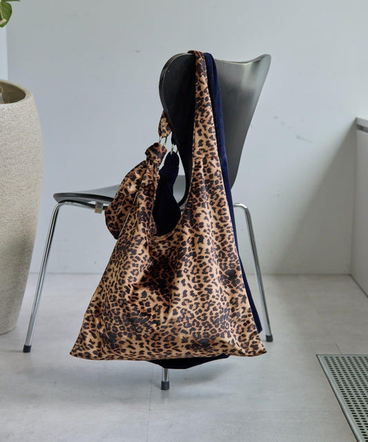 天鵝絨打結單肩包