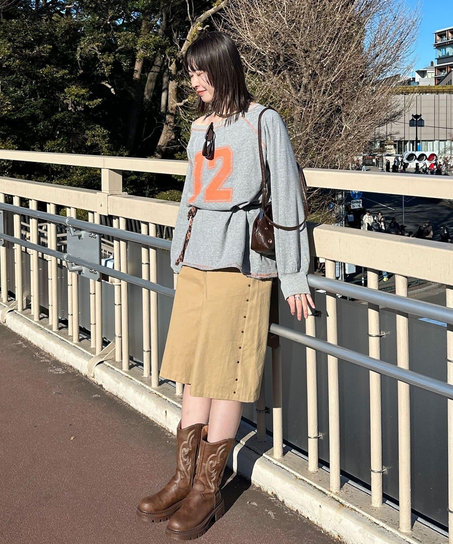 項圈套裝編號拼色袖衛衣