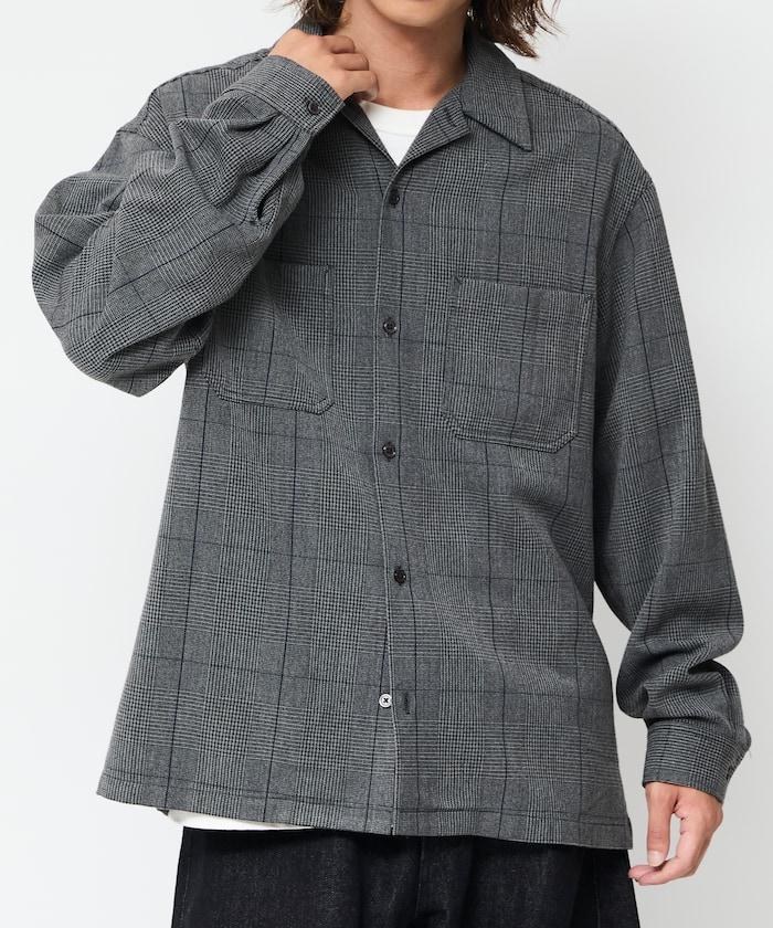 寬鬆版長袖工裝襯衫夾克