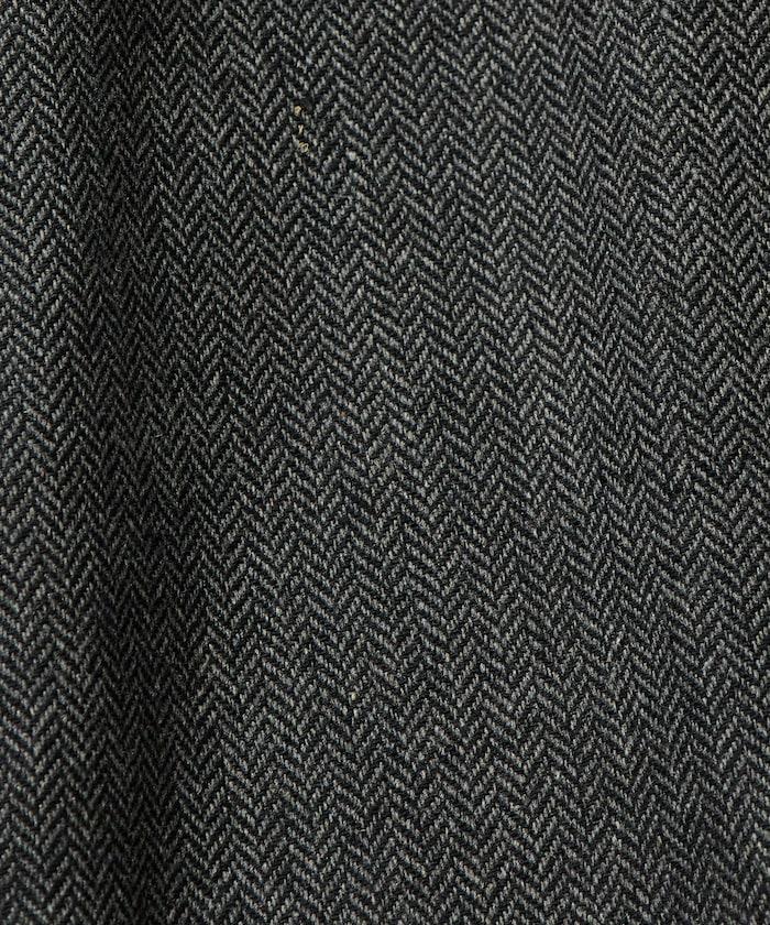 寬鬆版型羊毛感常規領襯衫