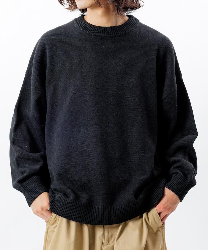 寬鬆版型 易打理 可水洗 圓領針織衫