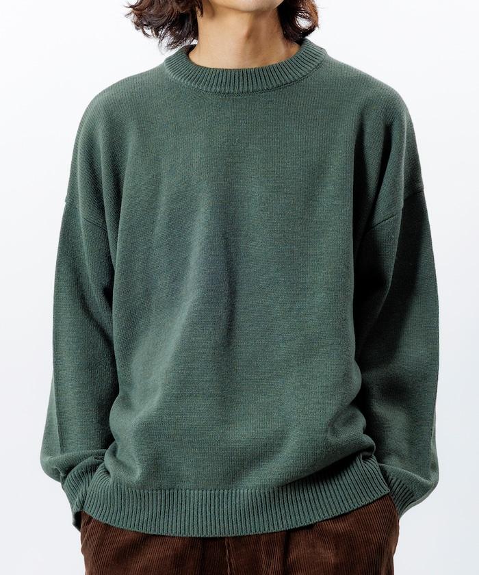 寬鬆版型 易打理 可水洗 圓領針織衫