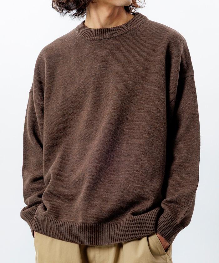 寬鬆版型 易打理 可水洗 圓領針織衫