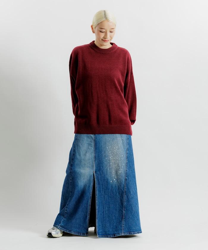 寬鬆版型 易打理 可水洗 圓領針織衫