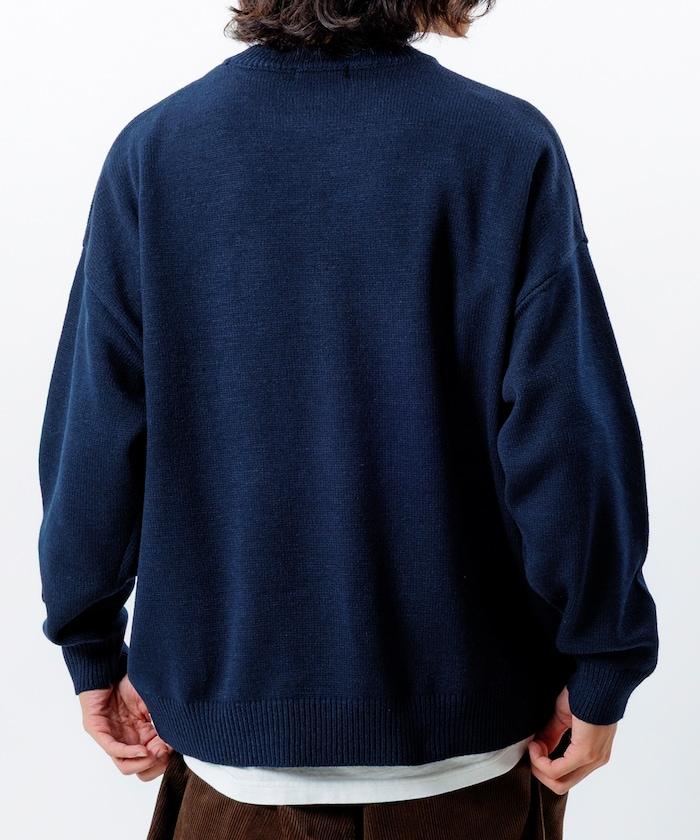 寬鬆版型 易打理 可水洗 圓領針織衫