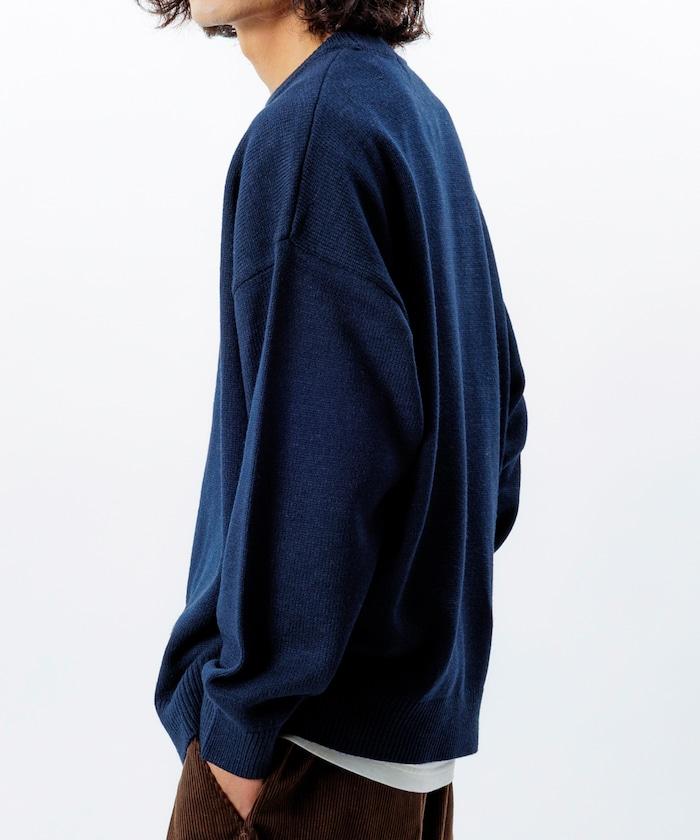 寬鬆版型 易打理 可水洗 圓領針織衫