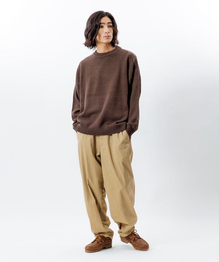 寬鬆版型 易打理 可水洗 圓領針織衫