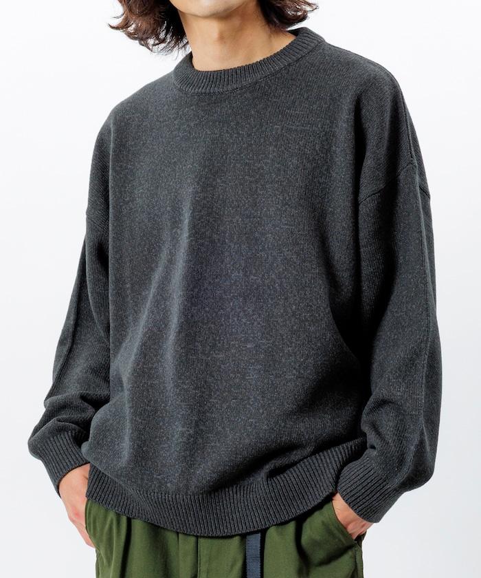 寬鬆版型 易打理 可水洗 圓領針織衫