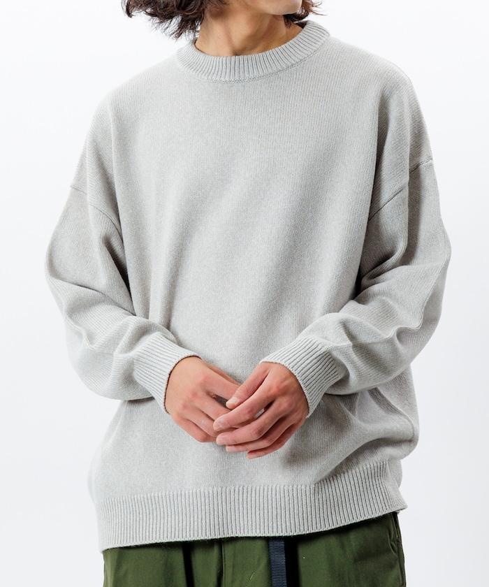 寬鬆版型 易打理 可水洗 圓領針織衫