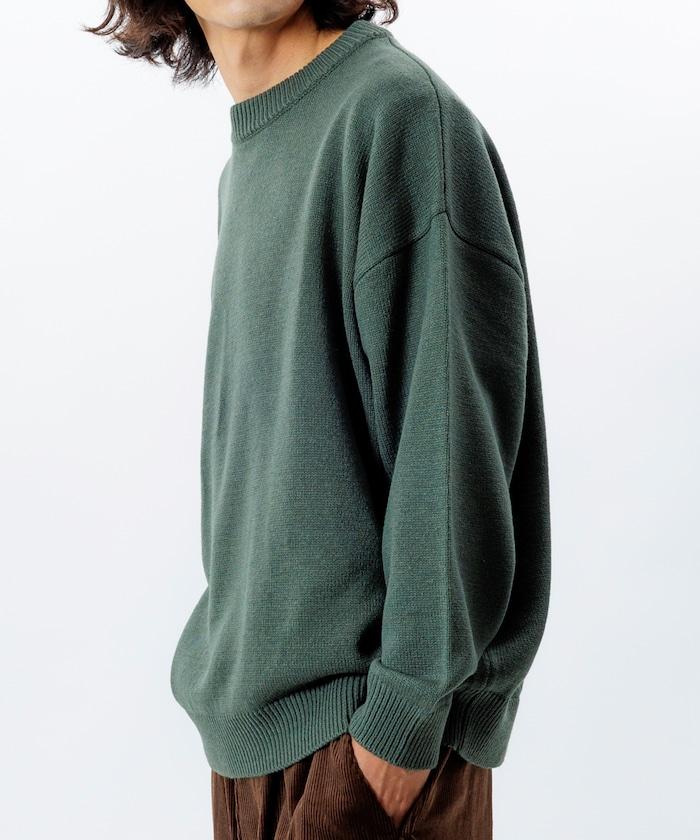 寬鬆版型 易打理 可水洗 圓領針織衫