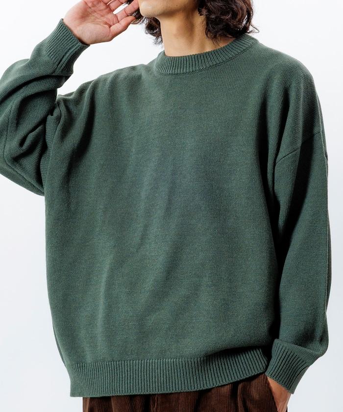 寬鬆版型 易打理 可水洗 圓領針織衫