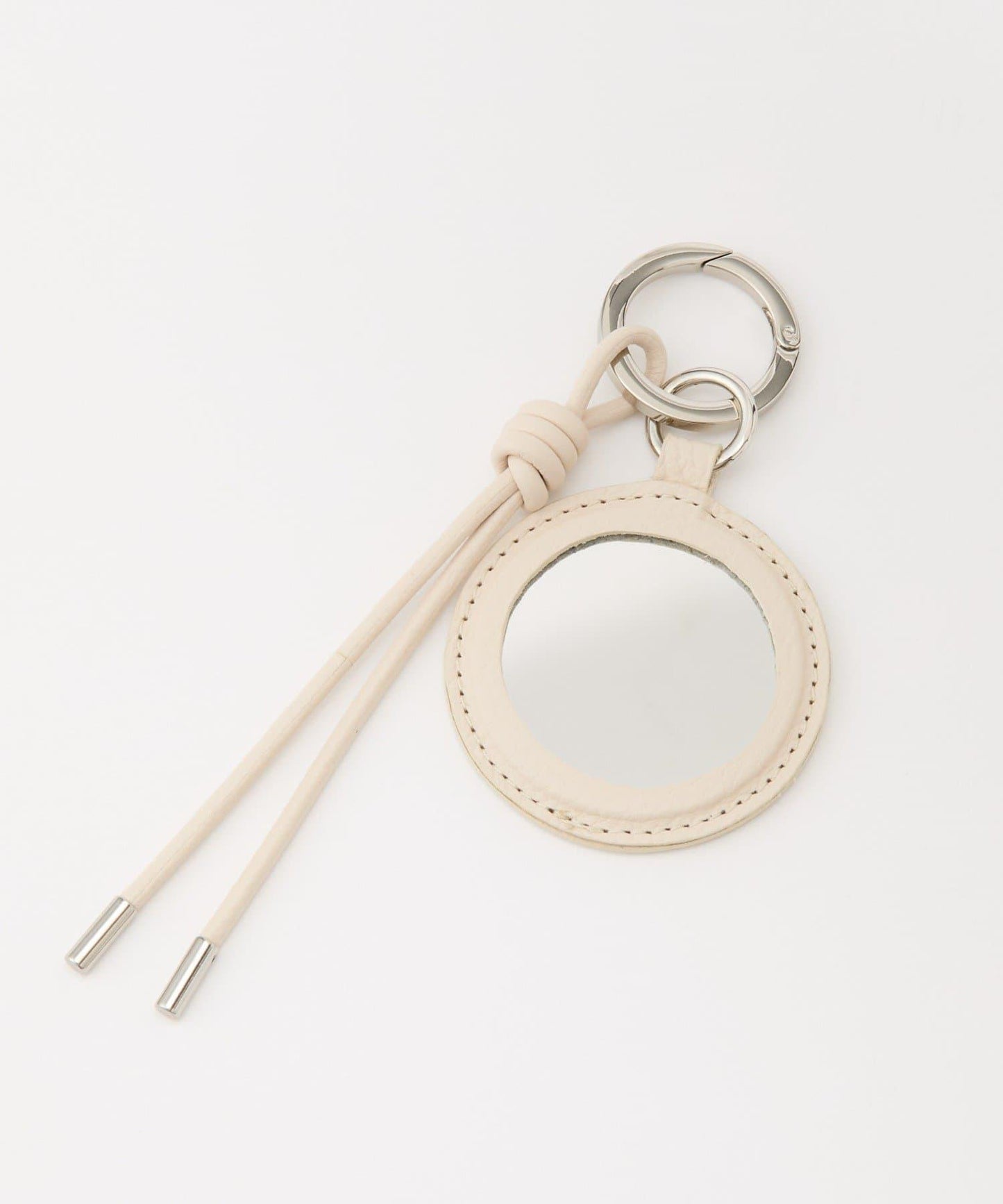 帶鏡子皮革掛飾