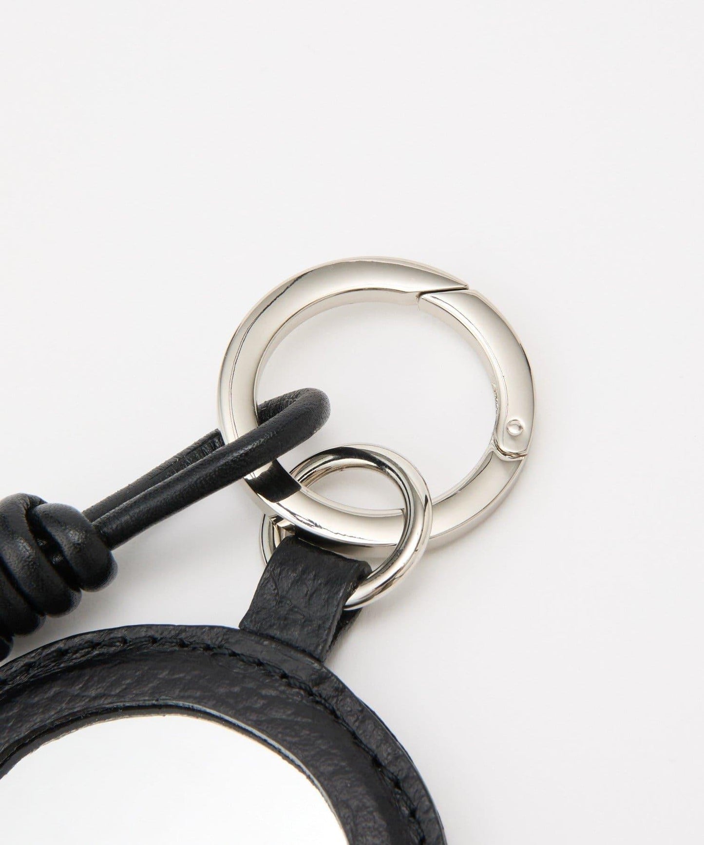 帶鏡子皮革掛飾