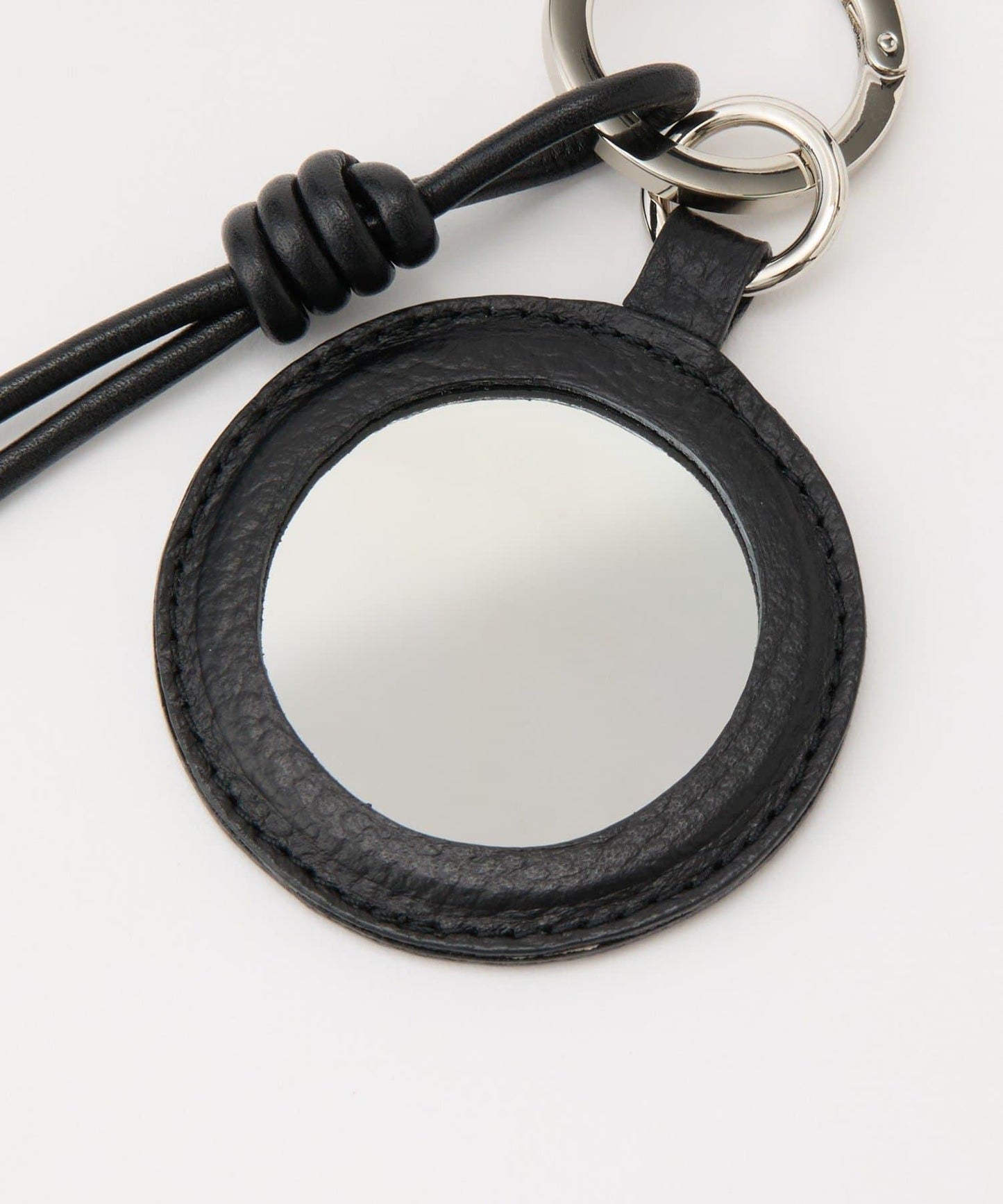 帶鏡子皮革掛飾