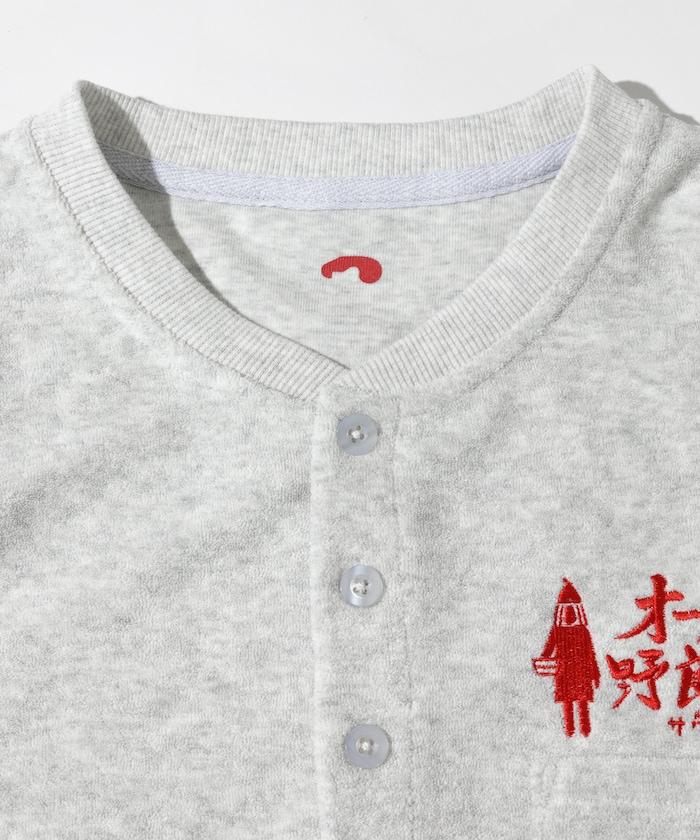 聯名 KANNAIGI × サウナ田ヒロユキ 毛圈布館內服套裝 含束口揹包